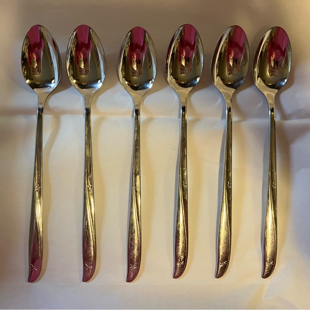 Oneida Twin Star sundae/iced tea spoons
